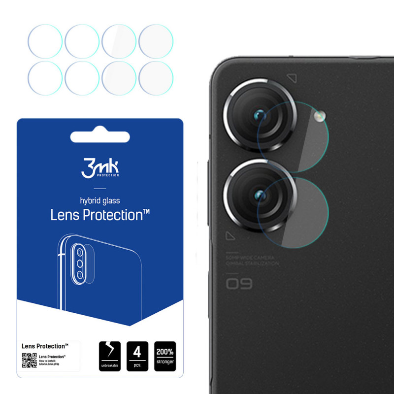 3MK Lens Protection Asus Zenfone 9 (4 unid.)
