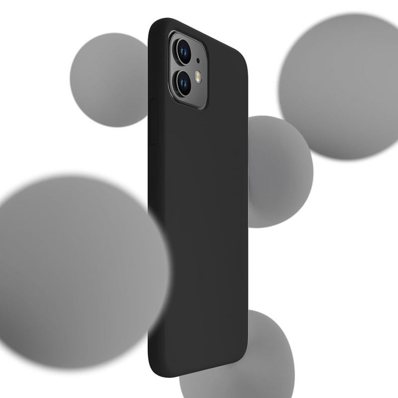 Capa de silicone 3MK para Samsung Galaxy A24 4G, preta