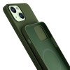 Capa 3MK Hardy Case MagSafe para Apple iPhone 15 Plus / 14 Plus, verde alpino