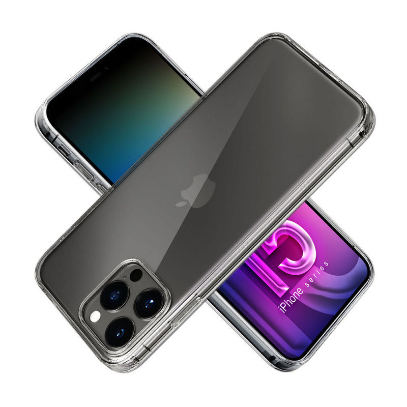 Capa 3MK Clear Case para Apple iPhone 15 Pro, transparente