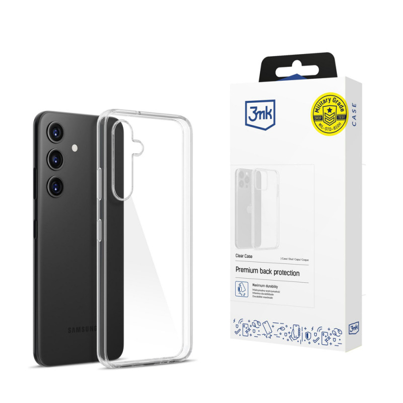 3MK Clear Case 3MK15856 para Samsung Galaxy S24, transparente