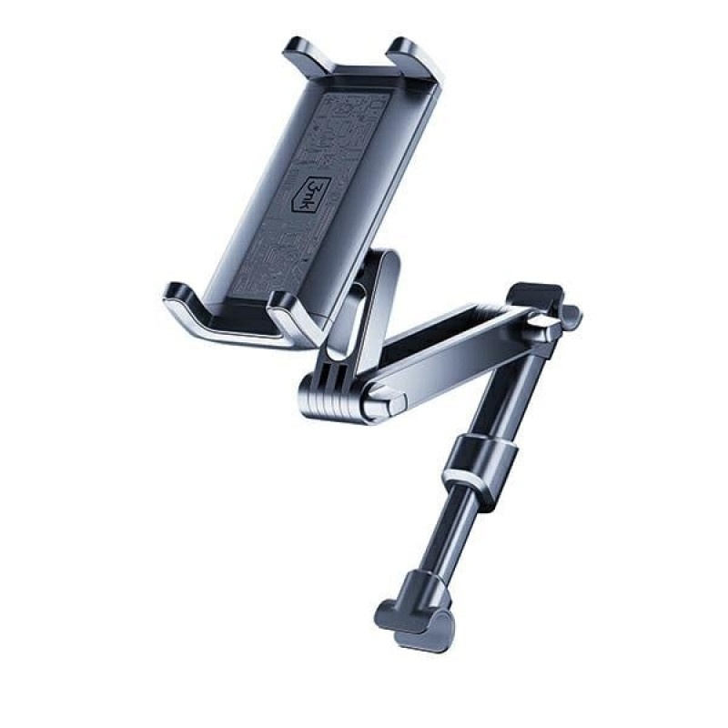 Suporte de encosto de cabeça para automóvel 3MK Single para telemóveis e tablets 4.7"-12.9", preto