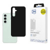 Capa de silicone 3MK para Samsung Galaxy S23 FE, preta