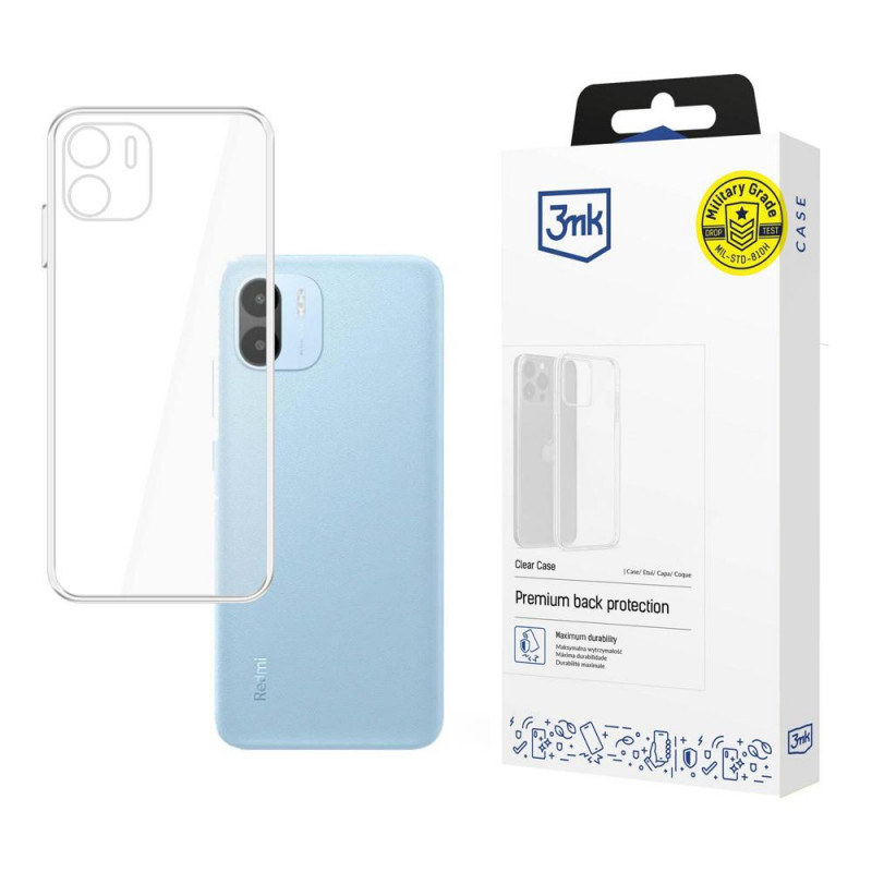 Capa 3MK Clear Case para Xiaomi Redmi A2, transparente