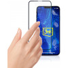 Protetor de ecrã em vidro temperado 3MK HardGlass Max Lite para Samsung Galaxy M15 5G, preto