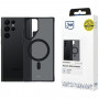 3MK Smoke MagCase com MagSafe para Samsung Galaxy S22 Ultra 5G, Semitransparente