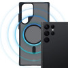 3MK Smoke MagCase com MagSafe para Samsung Galaxy S22 Ultra 5G, Semitransparente