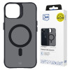 3MK Smoke MagCase com MagSafe para Apple iPhone 15, Semitransparente
