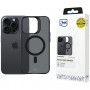 3MK Smoke MagCase com MagSafe para Apple iPhone 15 Pro, Semitransparente