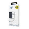 3MK Satin Armor MagCase com MagSafe para Apple iPhone 15 Plus, transparente com moldura preta (156080-0)