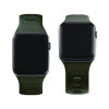 Pulseira de silicone 3mk para Apple Watch 38/40/41 mm, verde-escuro