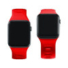 Pulseira de silicone 3mk para Apple Watch 38/40/41 mm, vermelha