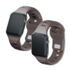 Pulseira de silicone 3mk para Apple Watch 38/40/41 mm, taupe
