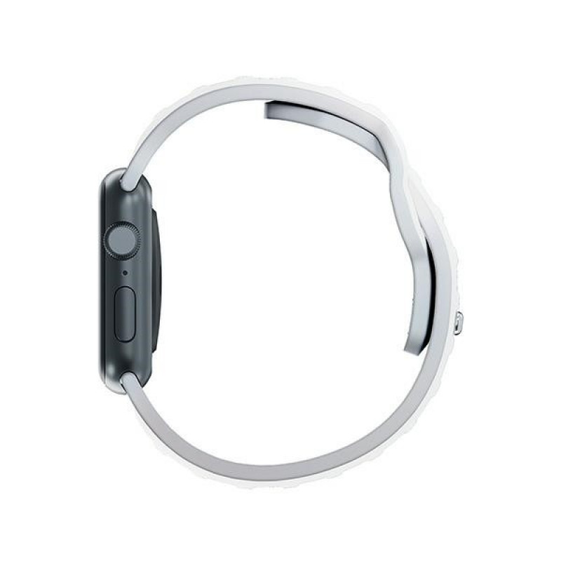 Pulseira de silicone 3mk para Apple Watch 38/40/41 mm, branca
