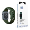 Pulseira de silicone 3mk para Apple Watch 42/44/45/49 mm, verde-escuro
