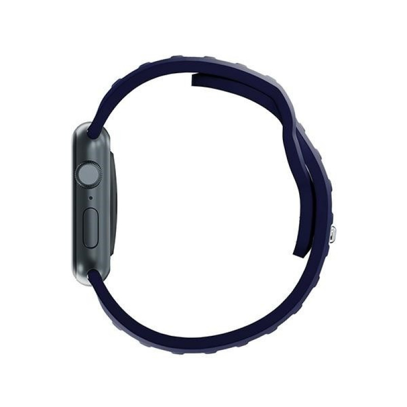 Pulseira de silicone 3mk para Apple Watch 42/44/45/49 mm, azul oceano