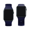 Pulseira de silicone 3mk para Apple Watch 42/44/45/49 mm, azul oceano