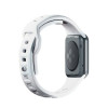 Pulseira de silicone 3MK para Apple Watch 4/5/6/7/8/9/SE/Ultra, 42/44/45/49 mm, branca