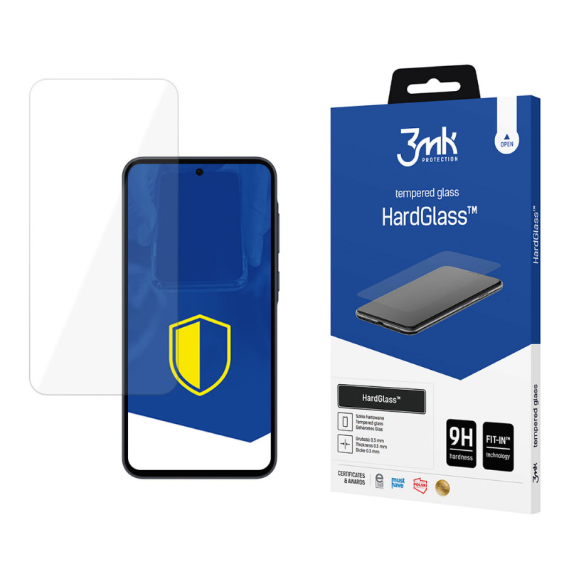 Protetor de ecrã em vidro temperado 3MK HardGlass Samsung Galaxy M35 5G