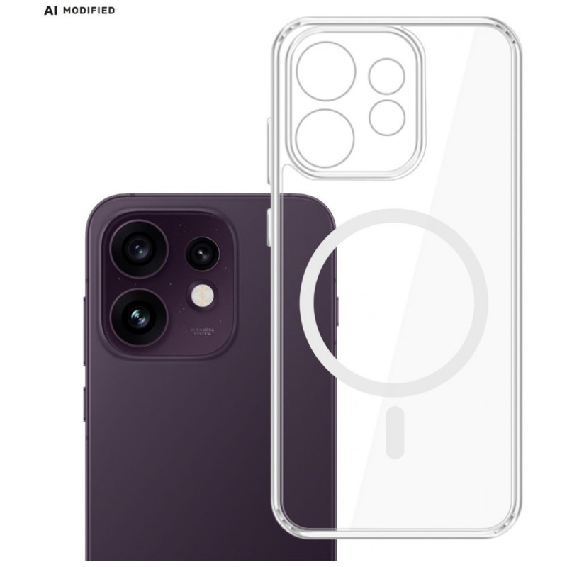 Capa 3MK Armor MagCase para Oppo Reno 16 F / Reno 16 FS (CPH2859), transparente