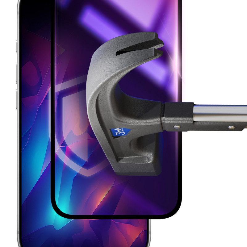 Película de vidro temperado com privacidade 3mk Rainbow Privacy para Apple iPhone 18 Pro Max