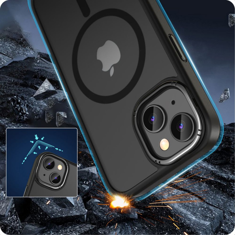 Capa Tech-Protect MagMat 2 MagSafe para Apple iPhone 15, preto mate