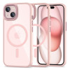 Capa Tech-Protect MagMat MagSafe para Apple iPhone 15, rosa/transparente