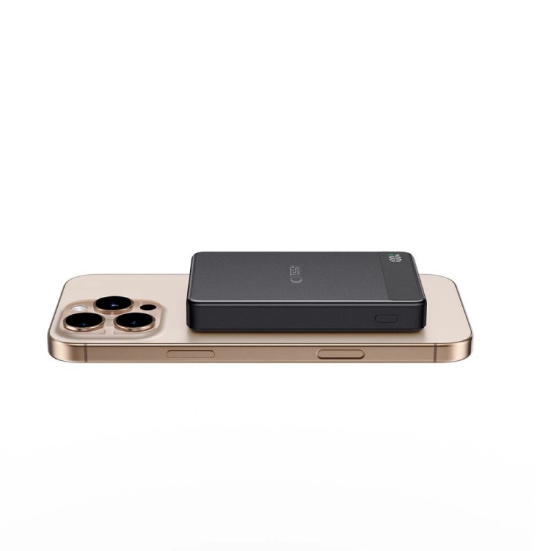 Tech-Protect PB33 LifeMag carregador portátil MagSafe 5000 mAh, 15 W, preto