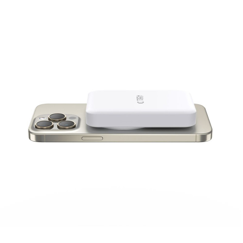 Tech-Protect PB11 LifeMag MagSafe power bank 10000 mAh, 15 W, branco