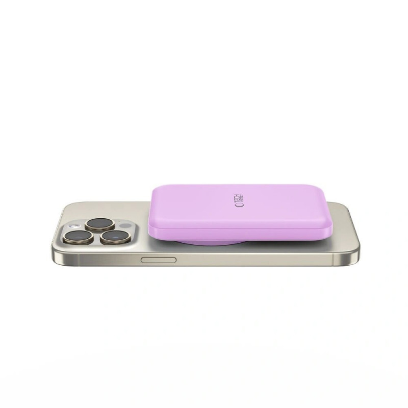 Tech-Protect PB10 LifeMag MagSafe power bank 5000 mAh, 15 W, lilás