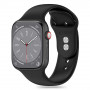 Pulseira de silicone Tech-Protect para Apple Watch 4/5/6/7/8/9/SE/10 (38/40/41/42 mm), preta