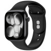 Pulseira de silicone Tech-Protect para Apple Watch 4/5/6/7/8/9/SE/10 (38/40/41/42 mm), preta