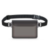 Tech-Protect UWP10 Bolsa Universal Impermeável, Preto/Transparente