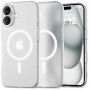 Capa Tech-Protect MagSlim MagSafe para Apple iPhone 16, Mate/Branco