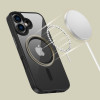 Capa Tech-Protect MagMat MagSafe para Apple iPhone 16, preta/transparente