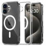 Capa Tech-Protect Flexair Hybrid MagSafe para Apple iPhone 16 Plus, Transparente