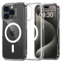 Capa Tech-Protect Flexair Hybrid MagSafe para Apple iPhone 16 Pro Max, transparente