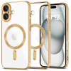 Capa MagSafe Tech-Protect MagFlex para Apple iPhone 16, dourado brilhante
