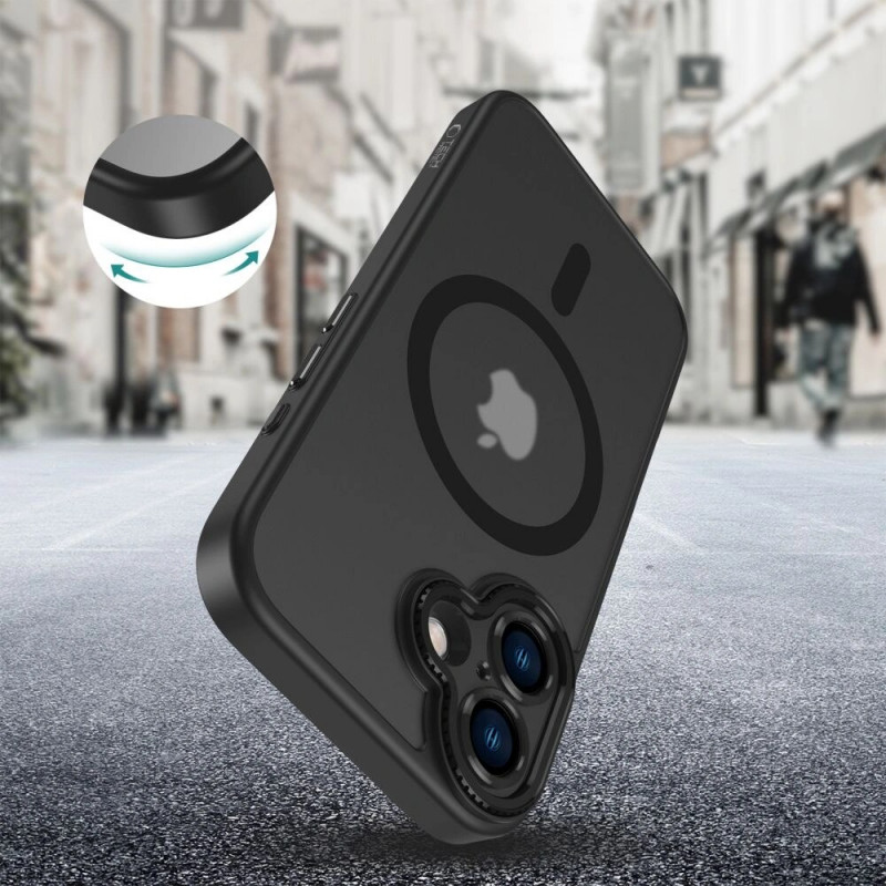 Capa MagSafe Tech-Protect MagCam para Apple iPhone 16, preto mate