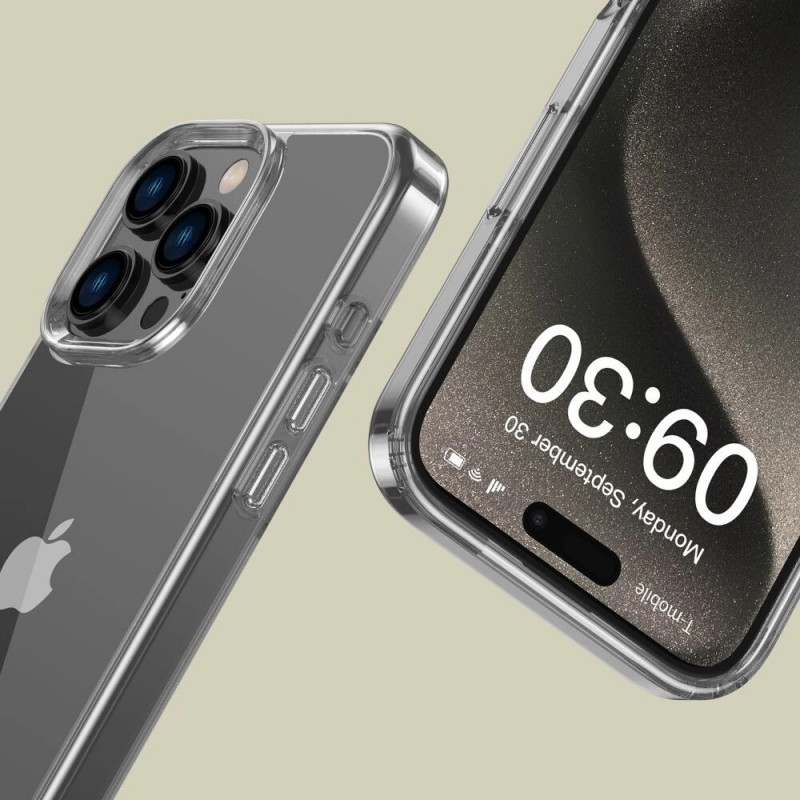 Capa Tech-Protect Flexair Hybrid para Apple iPhone 16 Pro Max, transparente