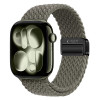 Pulseira Tech-Protect Nylonmag para Apple Watch 4/5/6/7/8/9/SE/Ultra 1/2, 42/44/45/49 mm, verde-azeitona acinzentado