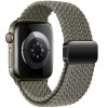 Pulseira Tech-Protect Nylonmag para Apple Watch 4/5/6/7/8/9/SE/Ultra 1/2, 42/44/45/49 mm, verde-azeitona acinzentado