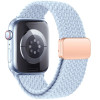 Pulseira Tech-Protect Nylonmag para Apple Watch 4/5/6/7/8/9/SE/10, 38/40/41/42 mm, azul-claro