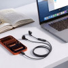 Auscultadores com fios Tech-Protect Ultraboost Core G4 USB-C, pretos