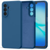Capa de silicone Tech-Protect Icon para Samsung Galaxy A17 / A18 4G / 5G, azul-marinho (THP4715)