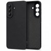 Capa de silicone Tech-Protect Icon para Samsung Galaxy A17 / A18 4G / 5G, preta (THP4642)