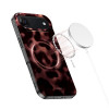 Capa Lamano MagSafe Tech-Protect para Apple iPhone Air, preta e vermelha