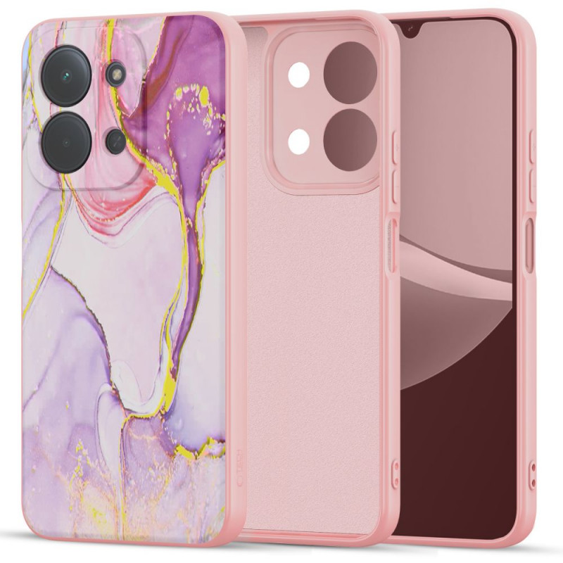 Capa de silicone Tech-Protect Icon para Xiaomi Redmi 15C 5G / Poco C85 5G, Marble