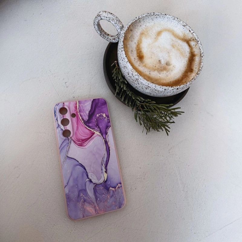 Capa de silicone Tech-Protect Icon para Xiaomi Redmi 15C 5G / Poco C85 5G, Marble