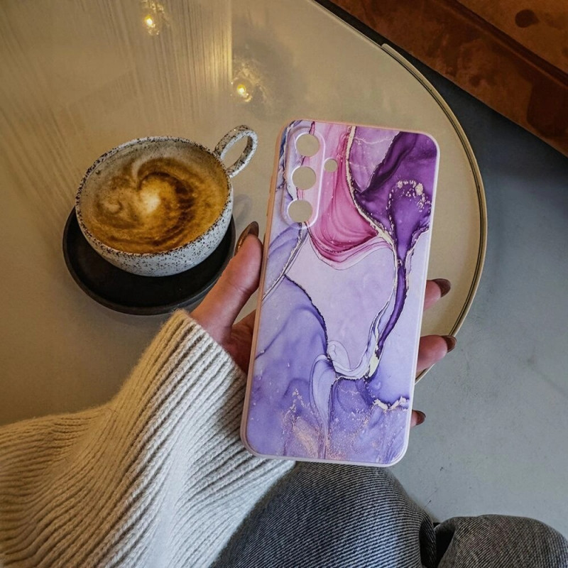 Capa de silicone Tech-Protect Icon para Xiaomi Redmi 15C 5G / Poco C85 5G, Marble